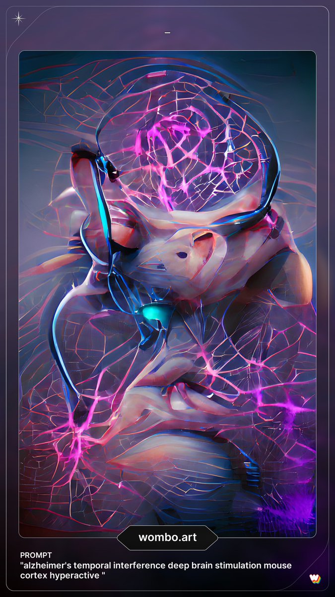 Joe_Airey's tweet photo. Joined in the thesis art trend :) 
"Alzheimer's temporal interference deep brain stimulation mouse cortex"  

personally I don't see it 😉 https://t.co/DIrFnkzbF7