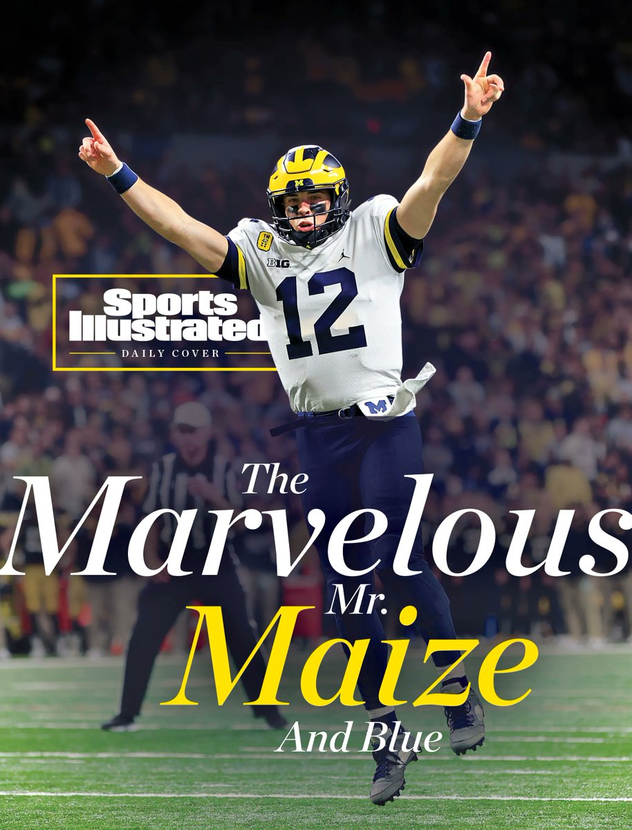 You may not believe in Cade McNamara, but he does. And that’s enough.

The Michigan quarterback exudes confidence and big-game poise—just like another Wolverines passer you might remember: buff.ly/3GiiB2L