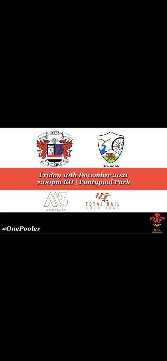 Don’t forget this Friday should be a cracker . #futuretalent @Pontypoolu15s @rhymney_valley @PontypoolRFC @Abersychan_PE @YsgolGwynllyw @croesyschool @WestMonPE @ppoolutdMandJ @CwmbranRFCu15s @DRA_Community @dragonsrugby