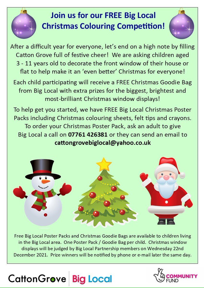 GroveLocal's tweet photo. Take a look at our Christmas activity leaflet. The activities are fun and free of charge. https://t.co/C5OSNtTgee