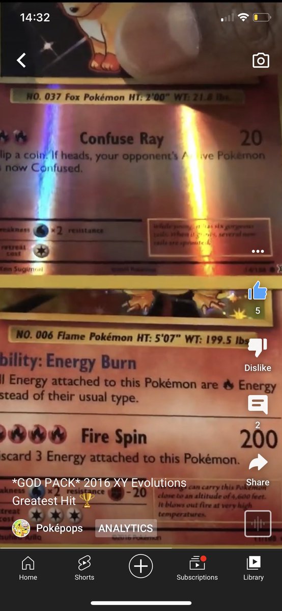Pokepops_'s tweet photo. Please go check me open the #GodPack of XY Evolutions & pull the best card in the set. Any likes and comments extremely appreciated 🏆
#XYEvolution #Pokemon #Shorts
https://t.co/wOfqfTwliM https://t.co/ZpM1vwGtJB