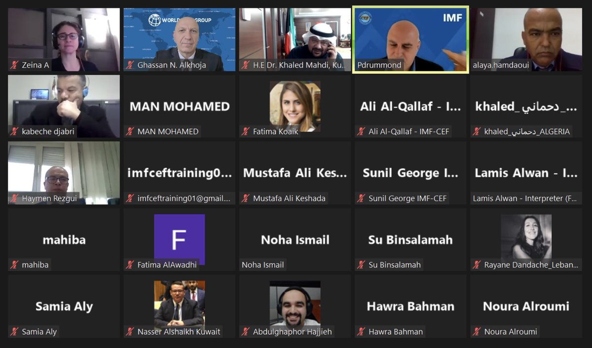 GhassanAlkhoja's tweet photo. Excellent course today with @IMFNews Center in #Kuwait on Behavioral Science in Public Policy in #MENA. 37 officials from 11 #Arab countries joined in a lively discussion applying new insights to address public policy in MENA.
@WorldBankMENA
#ุงููููุช #ุงูุจูู_ุงูุฏููู
#embed_wb https://t.co/fEAkgZ7zTT