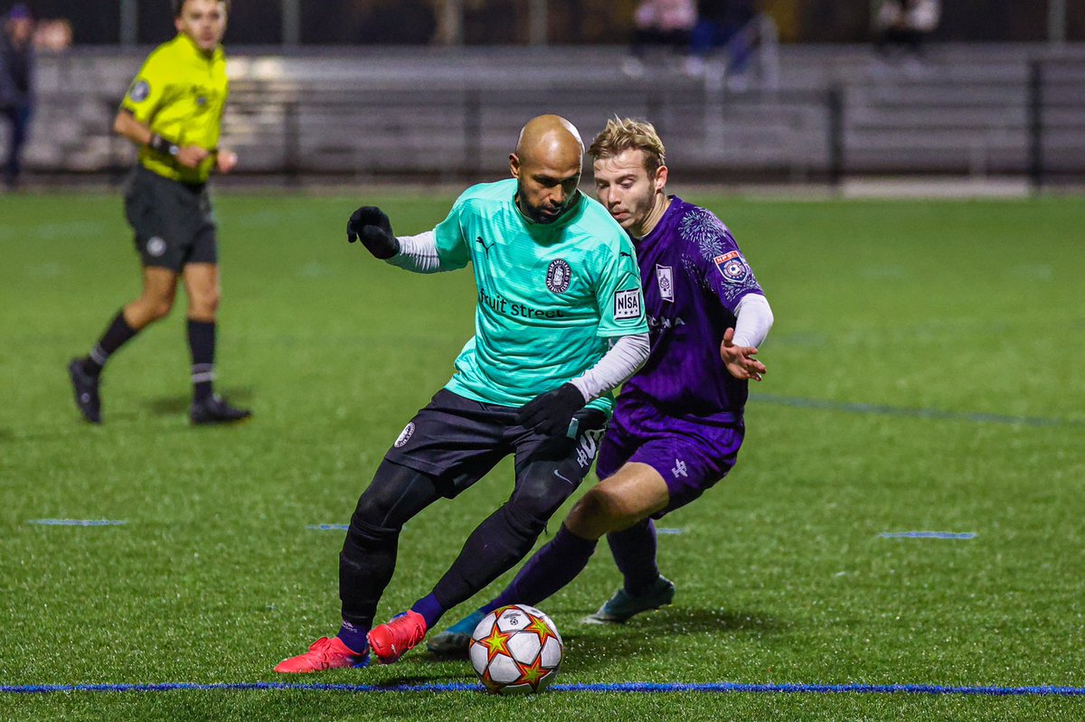TheNISANation's tweet photo. Shots from last week #NNFall21
@NAFC2NYC v. @AtlanticCityFC 
📸: @MikeKrucePhoto https://t.co/53hAjutruk
