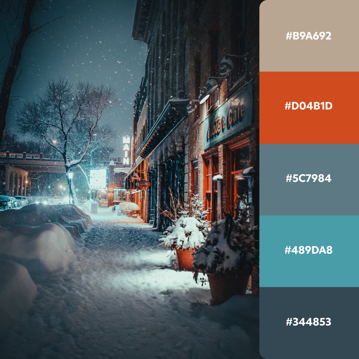 Who else is dreaming of a white Christmas? 

While working (me, <a href="/AndreeaMehedin/">Andreea-Maria Mehedin</a>) with my partner in crime, Mira, to create an inspiring Christmas resources mood board we found this picture. It turned out to be a soft winter #colorpalette, perfect to set up the Christmas mood.