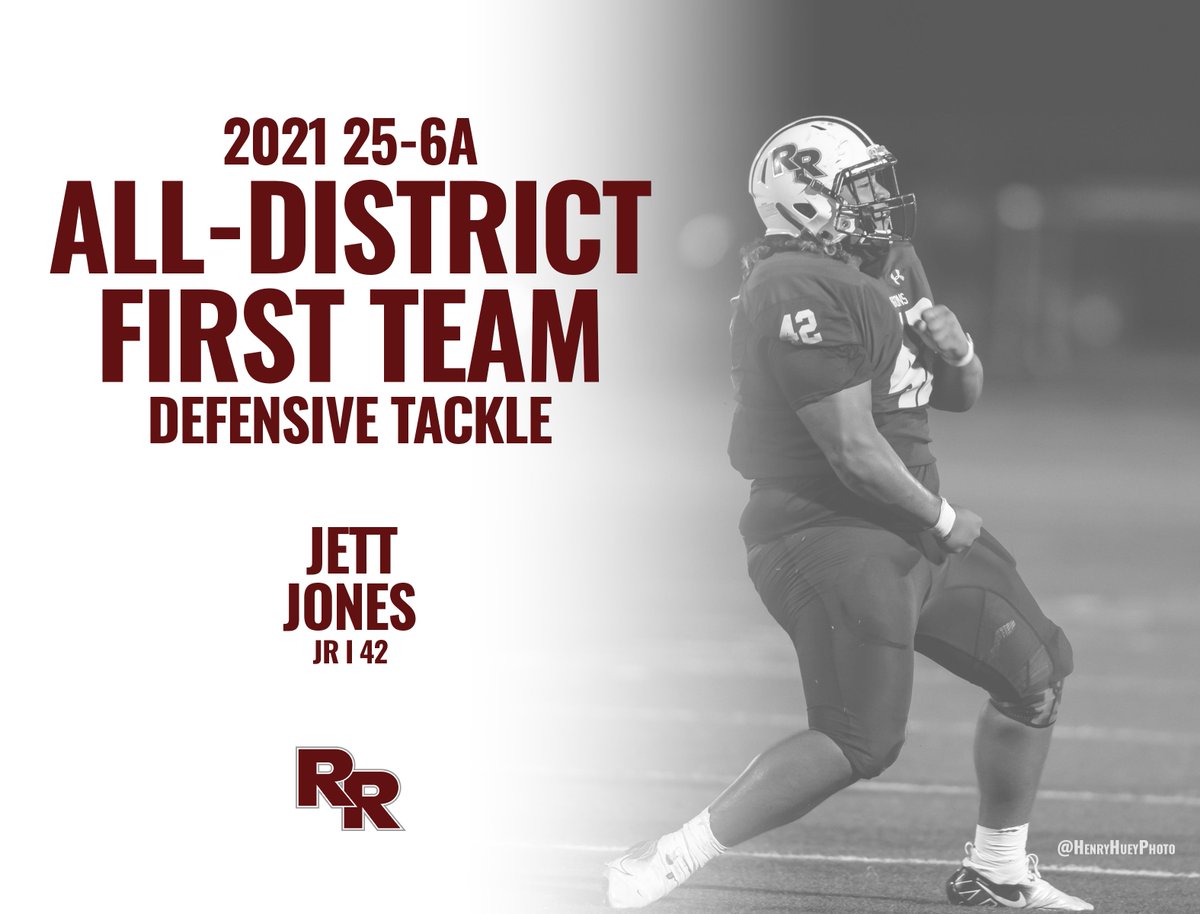 Congratulations to <a href="/JettJoness/">Jett Jones</a> on being named First-Team Defensive Tackle for District 25-6A. 

#Brotherhood   #BREAL