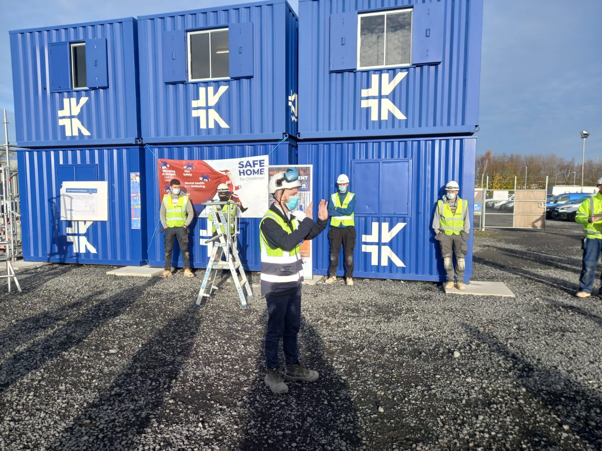 KirbyGroupEng's tweet photo. As part of our ‘Safe Home for Christmas’ campaign, a series of work at height demonstrations were given across all our projects. #Safety #KirbyCoreValues #SafeHomeForChristmas #SafetyCulture #WorkingSafelyAtHeight https://t.co/3V6wmkv7gE