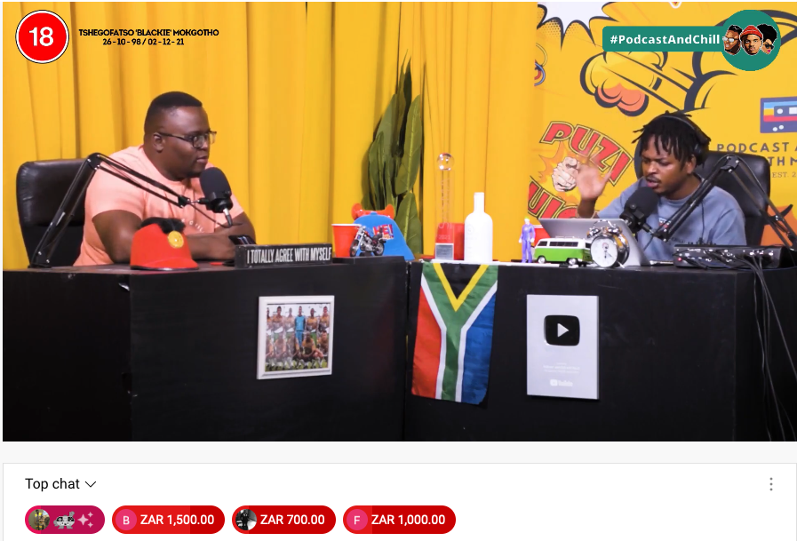 kfakta_sa's tweet photo. The Chillers are and will always be the main sponsors of the podcast,dont get it twisted. 
#PodcastAndChill 
#MacG https://t.co/7mxb9u17dP
