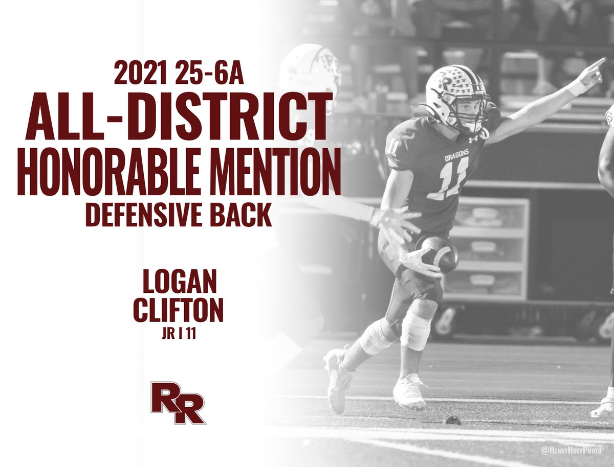 Congratulations to <a href="/loganclifton_/">Logan Clifton</a>  on being named Honorable Mention Defensive Back for District 25-6A. 

#Brotherhood   #BREAL