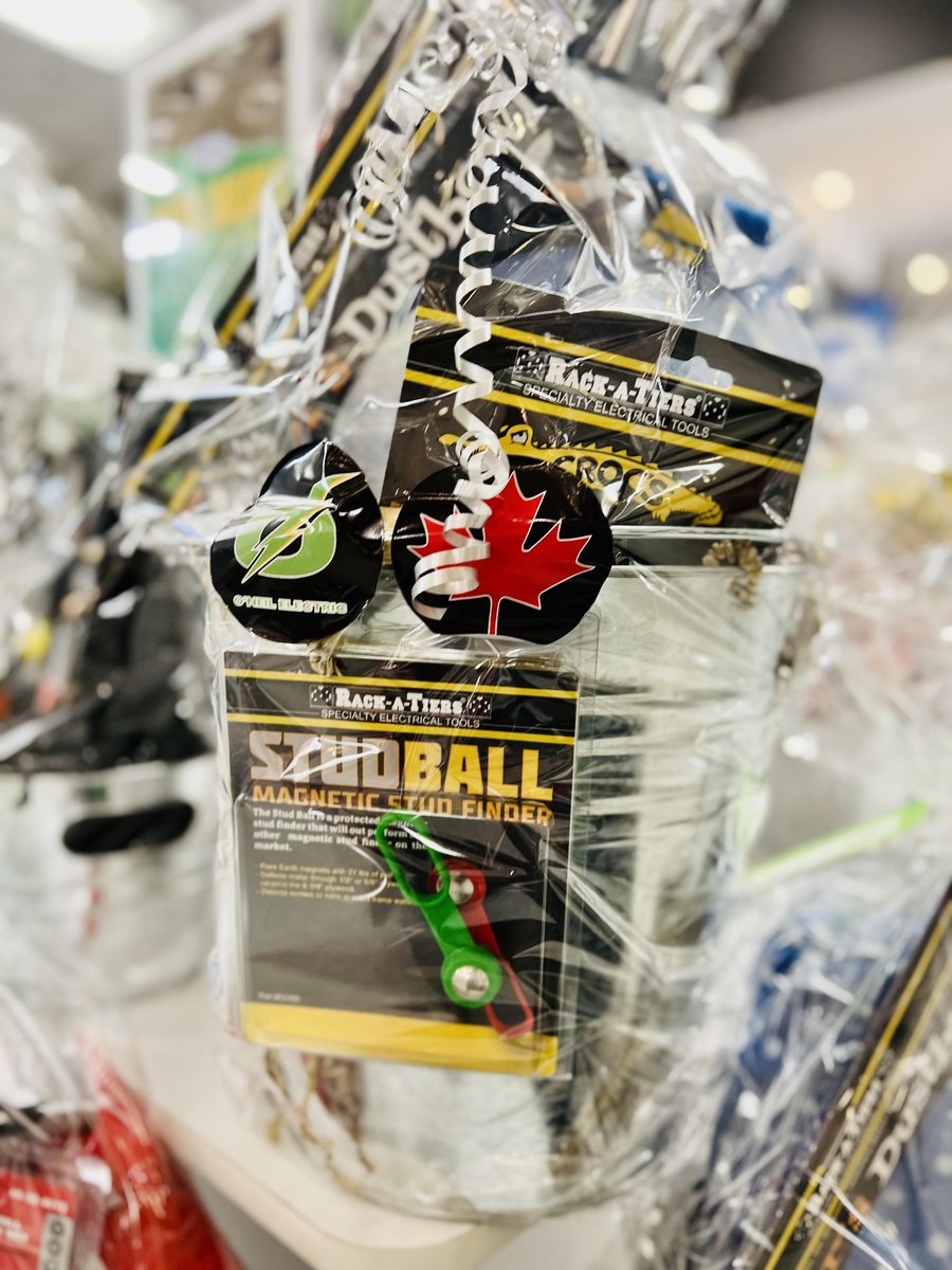 ONEILELECTRIC's tweet image. Rack-A-Tiers #CounterDay at our #Woodbridge location this morning! Come &amp;amp; pick up your @RackATiers or #Ortech String Light #holiday basket before it sells out!
#GiftBasket #Electrical #Lighting #Wholesale #Distribution #GTA #Vaughan #Scarborough #ONeil #ONeilElectric