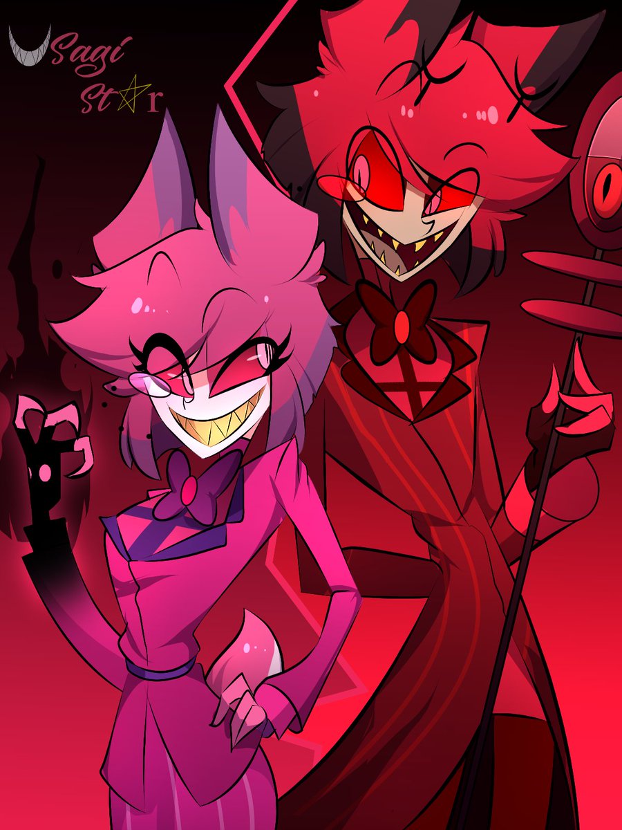Usagistar4's tweet photo. Alastoria &amp; Alastor
#HazbinHotel https://t.co/BfjsGj2LGg