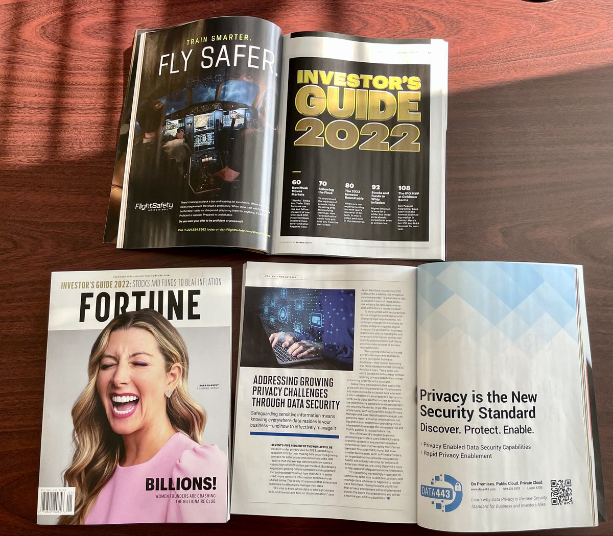 We are so incredibly excited to be in the December/January print edition of <a href="/FortuneMagazine/">FORTUNE</a>'s Investor's Guide. Make sure to grab your copy and check us out (pg 122-123) where we address the growing #privacy challenges through #DataSecurity. 
#infosec #dataprivacy $ATDS