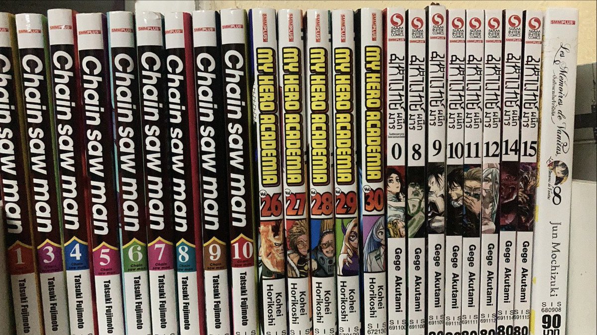nanamisang_'s tweet photo. คุกฟ้าเล่มละ70เหมา430ส่งฟรี
Chainsawmanเล่มละ60เหมา540ส่งฟรี
มฮร เล่มละ60เหมา300ส่งฟรี
จจส เล่มละ70เหมา560ส่งฟรี
วานิทัส เล่มละ80
สนใจเดมมาได้ค่าา🤍🤍
#ตลาดนัดมังงะมือสอง #มังงะ #มังงะมือสองสภาพดี #ตลาดนัดคุกฟ้า #chainsawman #ตลาดนัดcsm https://t.co/uAChfOagmR