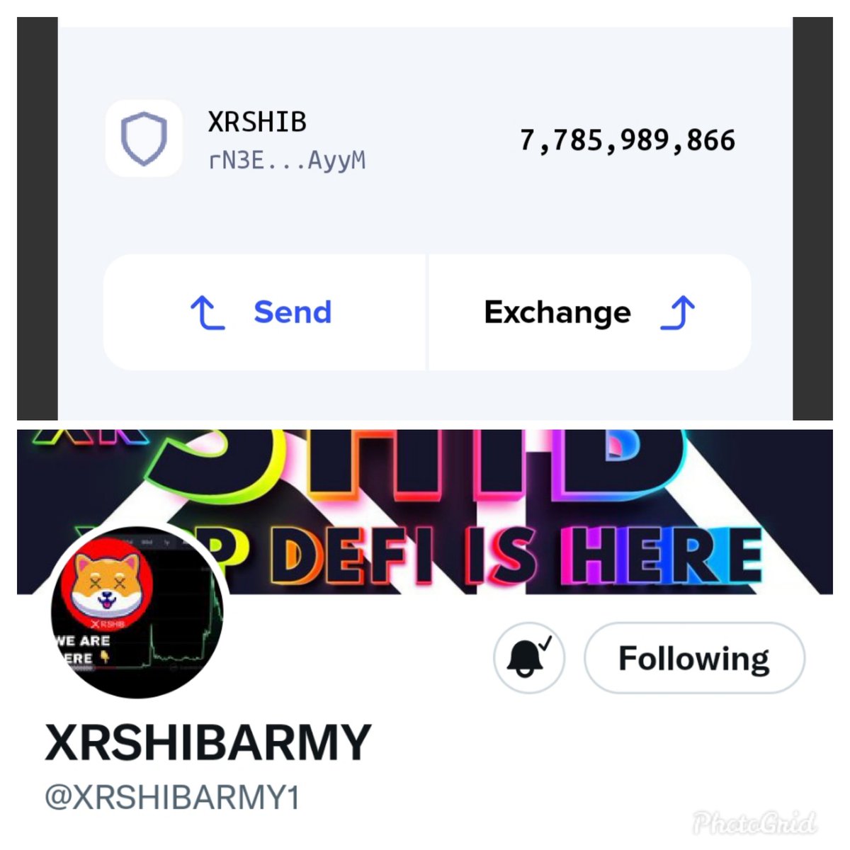 Marion_Pogii's tweet photo. @XRSHIBARMY1 Done my friend still holding ☝️ 🤝🚀🌕
r4DLujAvY1nG2vsqCKprYjVRbw1bDHYdZT 
Keep it ☝️☝️🐶🐶
#XRshibArmy #XRshib #XRPLcommunity https://t.co/6lBOxabMWr