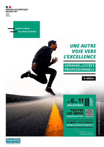 HuartJean's tweet photo. RAPPEL 
C ‘est la semaine des lycées professionnels 
Des centaines d’actions ds les 3 académies de @RA_GrandEst pour mettre en valeur les formations des 54000 élèves et des 10000 apprentis.
@acnancymetz @AcReims @acstrasbourg @regiongrandest 
🔽
https://t.co/J0r4VieCH8 https://t.co/8Gixv1f3g3