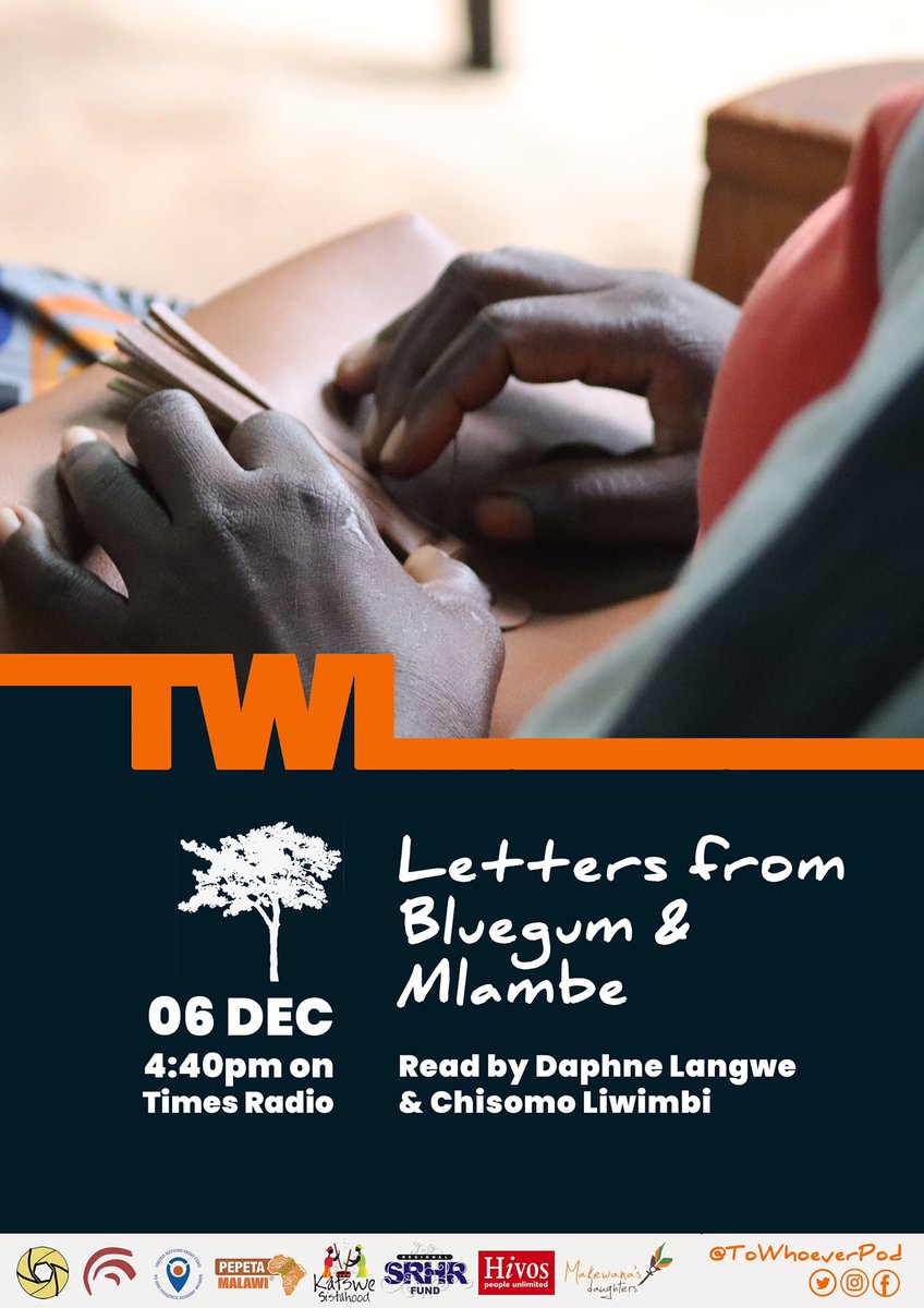 PepetaMalawi's tweet photo. Airing now. Letters from Bluegum and Mlambe, read by Daphne Langwe and Chisomo Liwimbi on Times Radio. #16Days #ToWhoeverIsListening https://t.co/A2kfeWW1UT