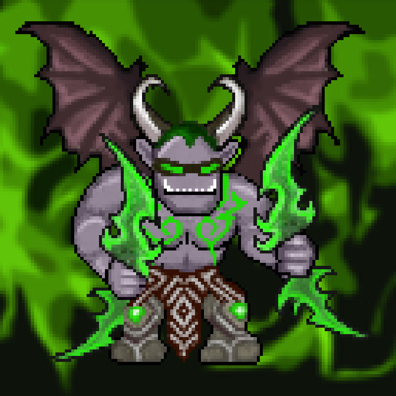 Spectral sight is a mystical view of the world. Demon Slayer blind themselves ritually in exchange for spectral sight that enables them to have phenomenal sense of their prey.

All Legendary Orcs are only available through public mint (15 Dec).
#stacks #stacksnft #BTC