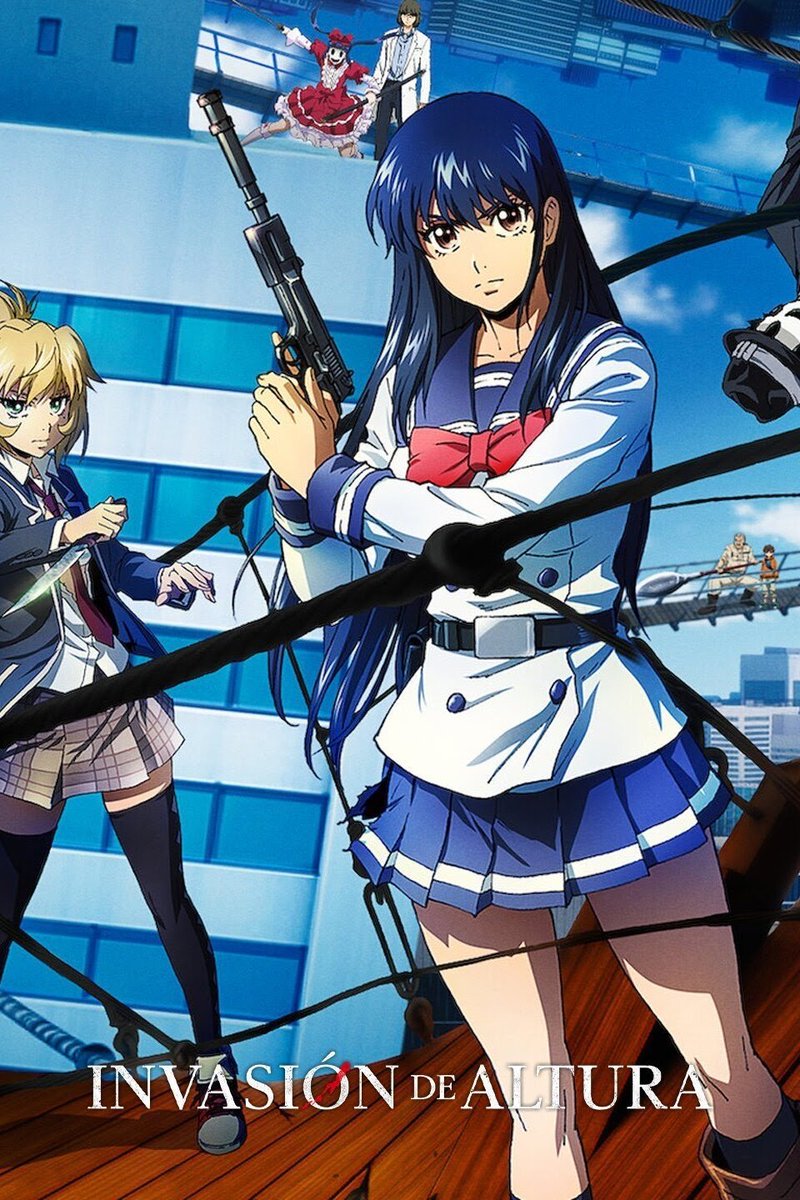 Perez16EC's tweet photo. No llevo esperando ni un año pero ya quiero la Temporada 2 de estas waifus peleando en puentes colgantes😎, lo vi hace meses pero no me había dado cuenta que se estreno a principios de año :v.
#Invasionenlasalturas https://t.co/M7TjkDgTh5