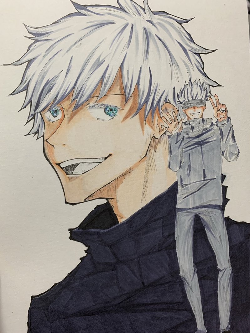 #五条悟誕生祭2021
 #五条悟爆誕祭2021
 
推し!!!!おめでとう!!!!!!!

1枚目1時間以内で描きあげた!!
2枚目以降は過去絵 