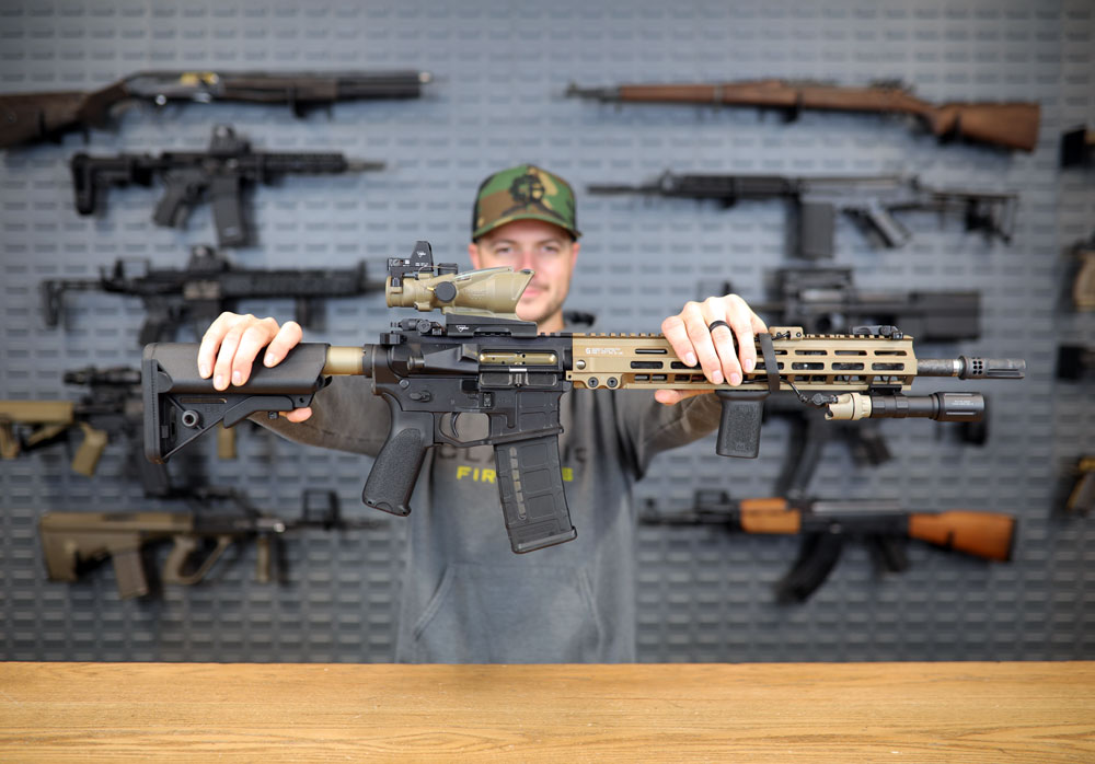 ClassicFirearm's tweet photo. And finally, Clint's high-end build. Don't know how we let Clint end up with the largest chunk of change for his build, but he put an extensive list of high-end accessories on his rifle. If you want to win this AR, be sure you're getting your entries in - https://t.co/KnvG32s4Zu https://t.co/9j4p6avlBc