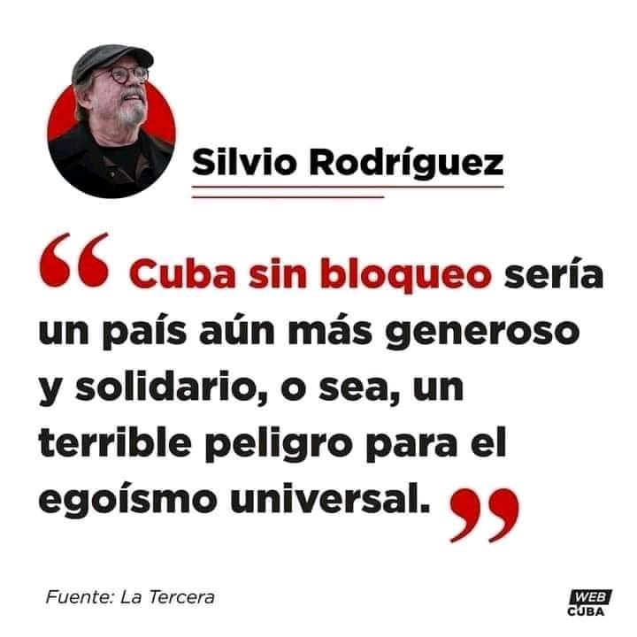 Vicente73977721's tweet photo. Silvio Rodriguez siempre sabio. https://t.co/d2jOmlRXCV