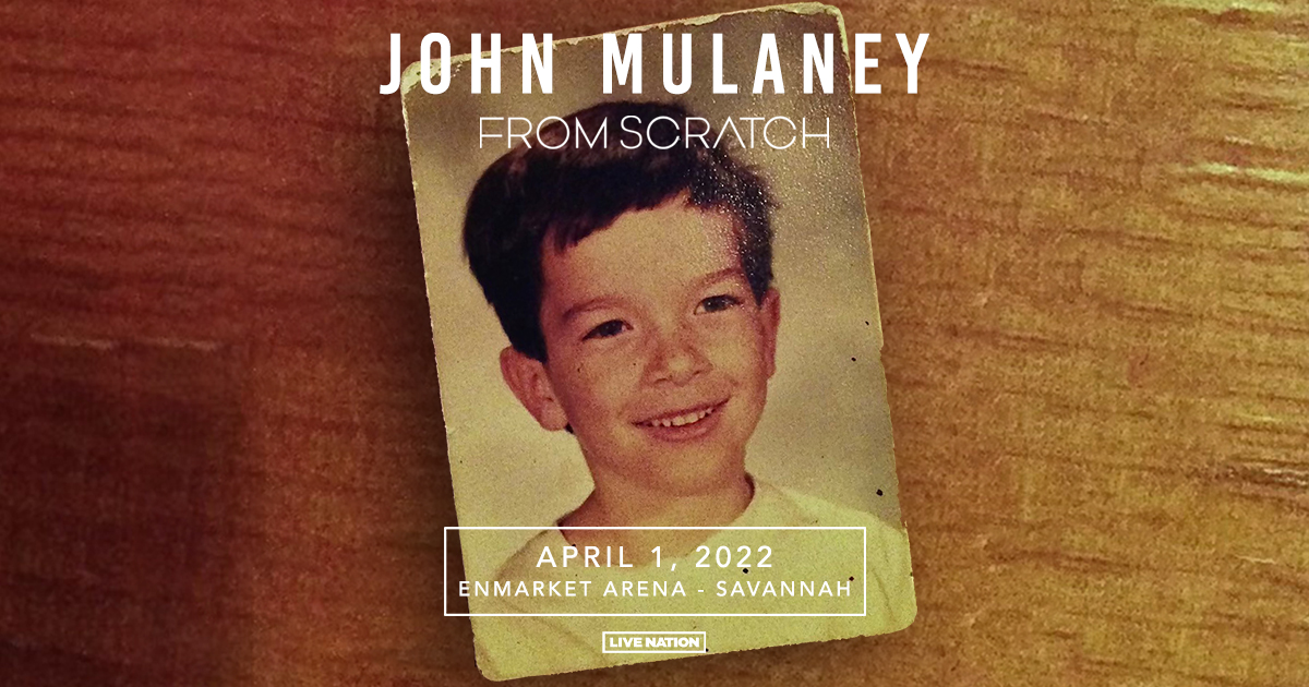 enmarketarena's tweet photo. JUST ANNOUNCED🚨 @Mulaney #FromScratchTour is coming to @EnmarketArena in #Savannah on Friday 4/1/22!
Tickets on sale Friday here: https://t.co/GcnAvbLI4C https://t.co/72wb868O5S
