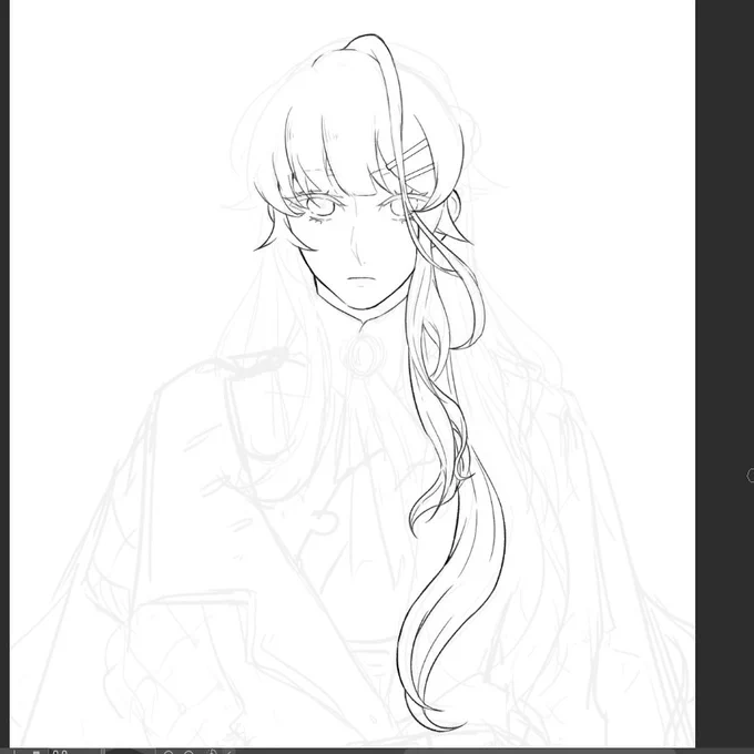and i still can't finish lineart within 2 hours FCUK HHAHHAHAHAHAA 