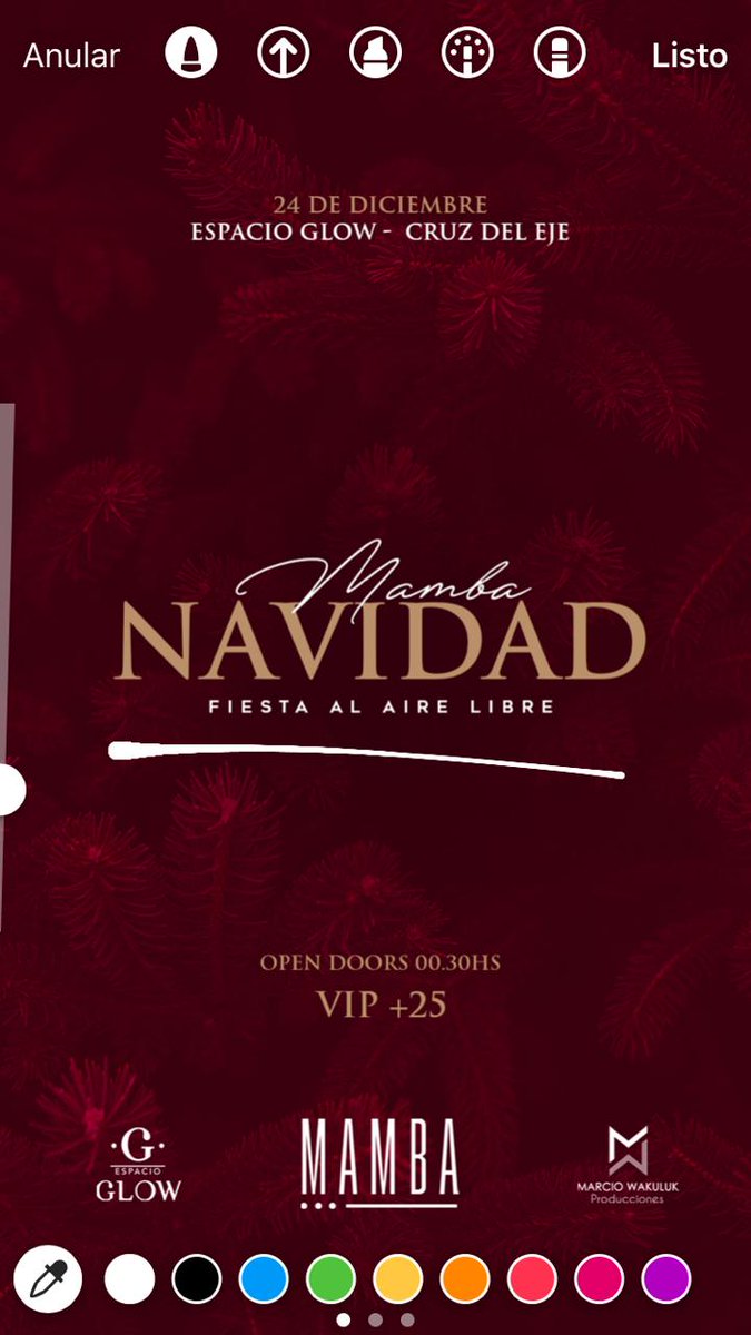 Nos estamos preparando pensando en vos, en ustedes. Para que vuelvas a vivir algo único e inolvidable. Un fiestón al AIRE LIBRE. Éste 24 lo dejamos todo en glow. General $500, VIP+25 $800(incluye catering)
Vivilo, no dejes que te lo cuenten 💥💣
<a href="/mambacruz/">MAMBA</a> <a href="/Lucas13657588/">Lucas Rojas</a>