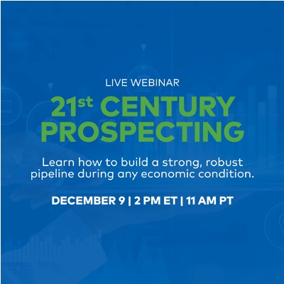 SandlerLKN's tweet photo. What has changed in prospecting over the past 18 months? Attend our webinar on Dec 9th (2 PM ET) to find out. Attendees will receive a complimentary Kindle book, "21st Century Prospecting," by the webinar hosts, John Rosso and Mark McGraw. https://t.co/mwd9QmjhOD https://t.co/hfLYbsiy3L