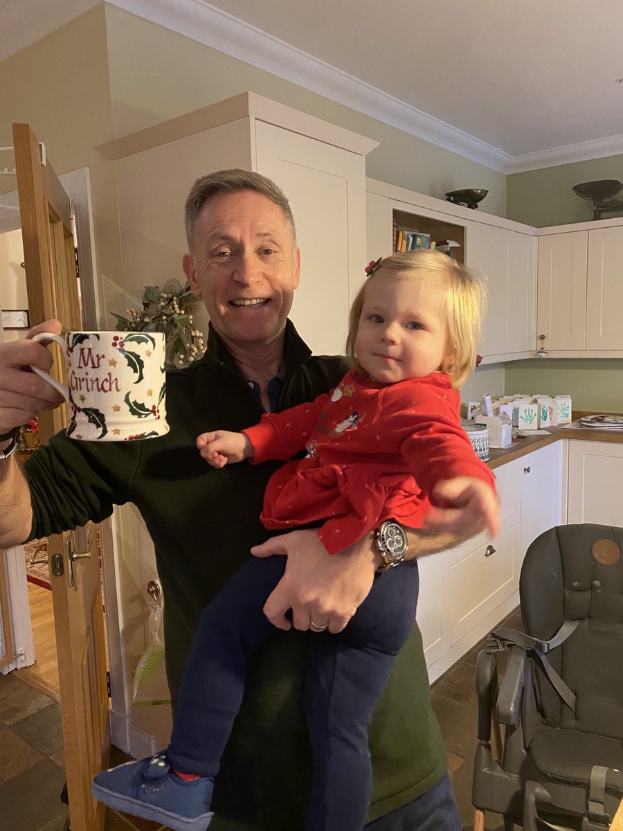 Isla doesn’t think I am Mr Grinch!