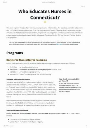 nurseworkforce's tweet photo. View recommendations to expand the Nursing Education Pipelines in Connecticut published in the 2021 CT Nursing Education Report created in collaboration of CLN and @CTOpenData https://t.co/YZFm7Ojh1A #ctnurses #educatingnurses https://t.co/U0fYy01idQ