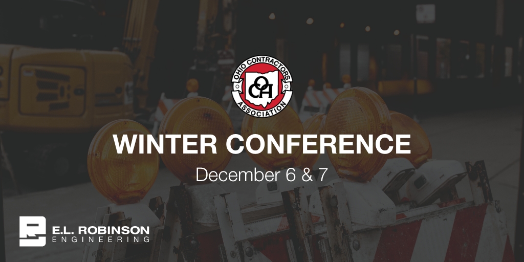 ELRengineering's tweet image. Stop by our booth at the 2021 @OhioContractors Winter Conference. As the premiere heavy highway event of the year, you’ll find an informative lineup including keynote speaker Cal Beyer, council &amp;amp; business meetings, an awards program and more. 
#IBuildAmericaOhio