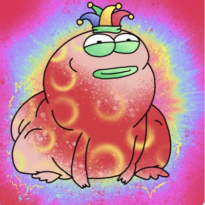 albiejack's tweet photo. When your your MegaToads so chunky he can’t fit in the pfp circle #NewProfilePic #FatToad #ChubbyToad #MegaToad https://t.co/xv4Ib2dW53
