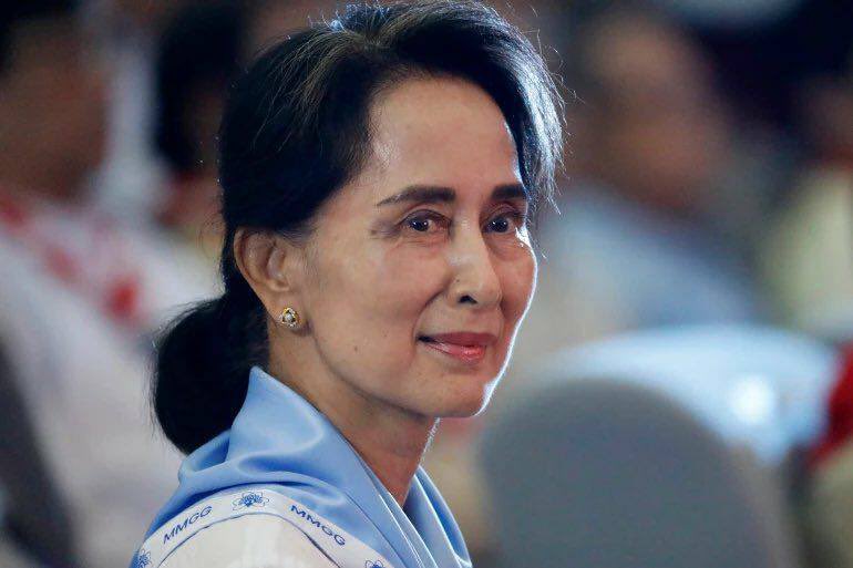 On the first 2 of at least 11 charges against her, DawAungSanSuuKyi has been condemned to a total of 4 years in prison. #Dec6Coup #TerroristsJunta #WhatsHappeningInMyanmar