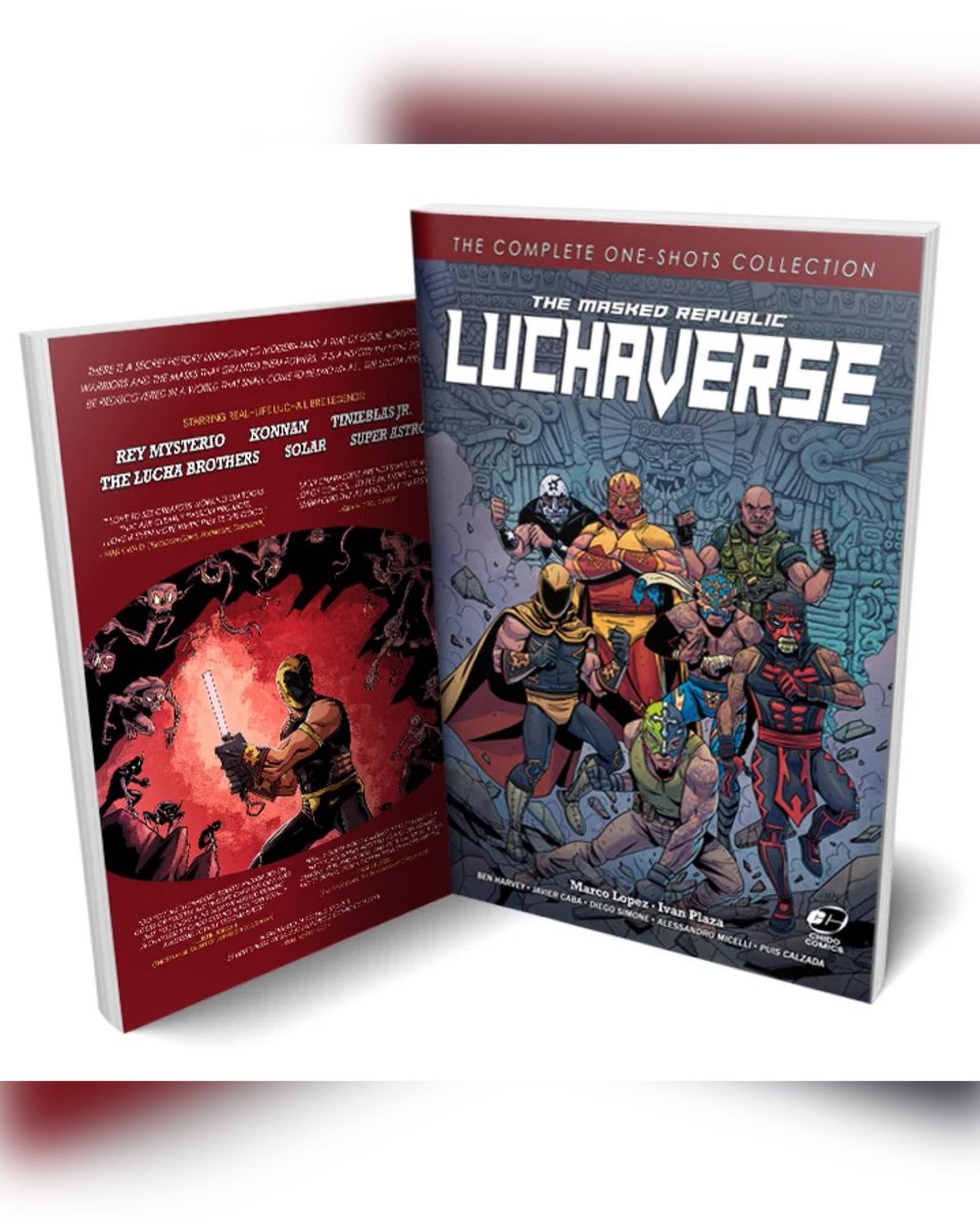 #LegendsOfLuchaLibre The @maskedrepublic Luchaverse: The Complete One-Shots Collection. Click on the link to shop ➡️ cutt.ly/iYoqII6 🛒 #LuchaCentral #LuchaLibre #ProWrestling #プロレス 🤼‍♂️ ➡️ LuchaCentral.Com 🌐
