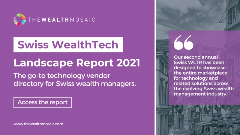 We’re excited to announce that the <a href="/TheWealthMosaic/">The Wealth Mosaic</a>'s Swiss Wealth Technology Landscape 2021 is now live and we are a part of it! 

Learn more about the Swiss wealth management sector: thewealthmosaic.com/vendors/the-we…

#wealthmanagement #wealthtech #privatebanking #banking #fintech