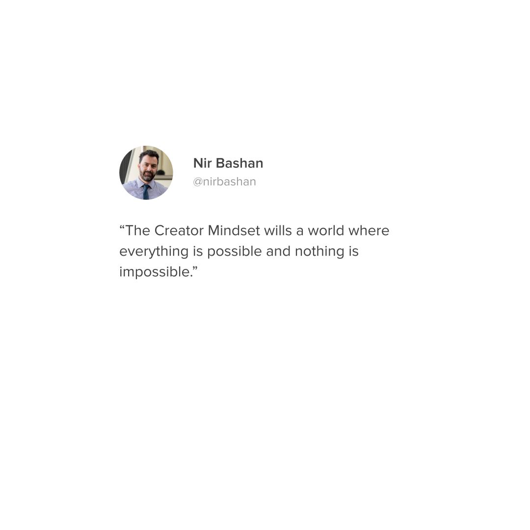 Nir_Bashan's tweet photo. #thecreatormindset #quotes #newwayofthinking #tools #tipsandticks #author #book #speaker https://t.co/NepvFus7J0
