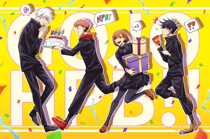 #五条悟爆誕祭2021
 #五条悟誕生祭2021 
ごめんよ悟、イラストかけなかったぜこれからもいい大人子供でいてくれよな! 