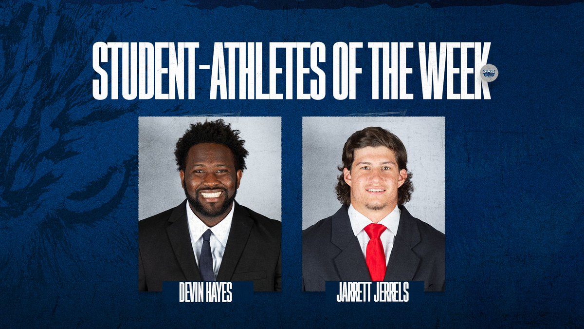 Congrats to our student-athletes of the week!

📚 <a href="/debo9985/">Devin “Debo” Hayes</a> 
📚 <a href="/JerrelsJarrett/">Jarrett Jerrels</a>