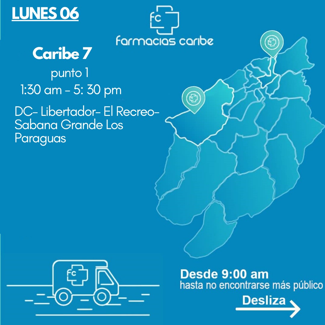 fcaribemovil's tweet photo. Operativo Lunes 06

Acércate y adquiere medicamentos a bajo costo.

Te esperamos

Corre la voz https://t.co/nVVPsWfl8K