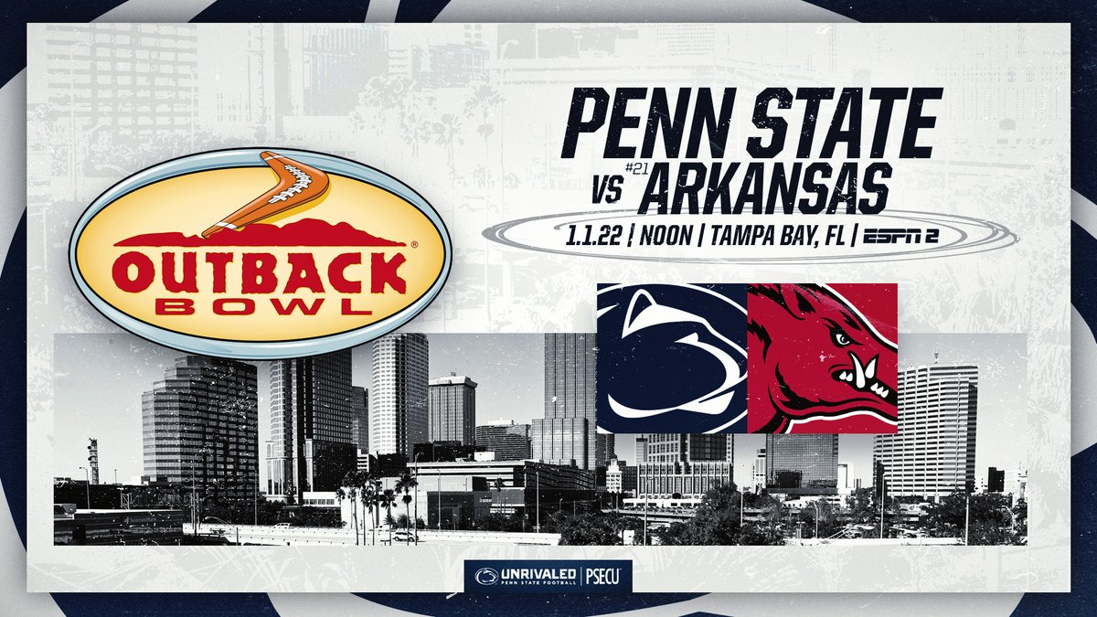 Your Nittany Lion Club Outback Bowl ticket request pre-sale is underway! The deadline for you to request bowl game tickets is TODAY (December 6) at 11:59 p.m. (ET)!

Request Bowl Tickets Now:
am.ticketmaster.com/pennstate/2021…