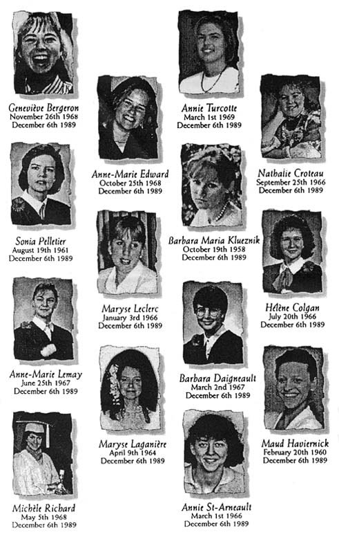Today we re-member.

14 women killed on #Dec6th 1989 in an act of misogyny &amp; anti-feminist hate. 
 
#Dec6th 
#16Days