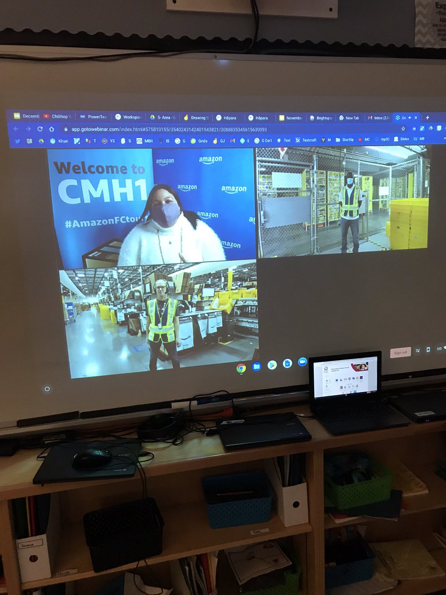 MrMacKenzie5's tweet photo. Learning so much during our @amazon fulfillment tour. Thanks so much to @OttCatholicSB @YKrawiecki for organizing for #weekofcode! Soooo much coding and organization! @StGeorgeOCSB https://t.co/7fxWffAcXO