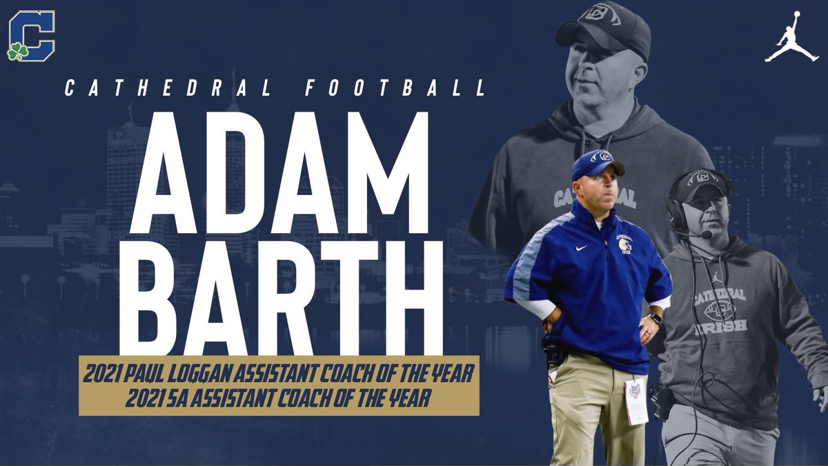 Congratulations <a href="/CoachABarth/">Coach Barth</a>! ☘️🏈