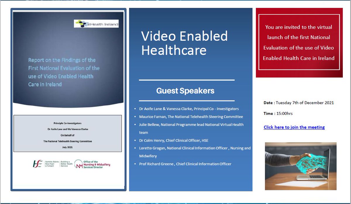 bellew_julie's tweet photo. Really looking forward to this event on Tues  7th 
@3pm - all welcome to join us @ https://t.co/oCRyJX3TOS 
@loretto_grogan @CcoHse @dickgreene5 @AoifeLane1  
@NMPDU_Ardee @eHealthIreland @LorGilmartin @Alexand21771322 https://t.co/MlPRtqLDwR