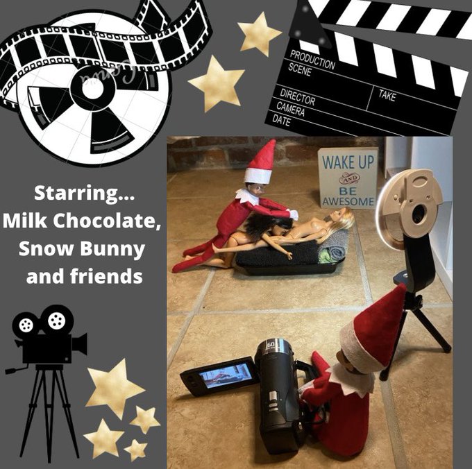 First production shoot. 🎥⭐️🎬 #naughty #elfontheshelf https://t.co/knDUOQCsAo