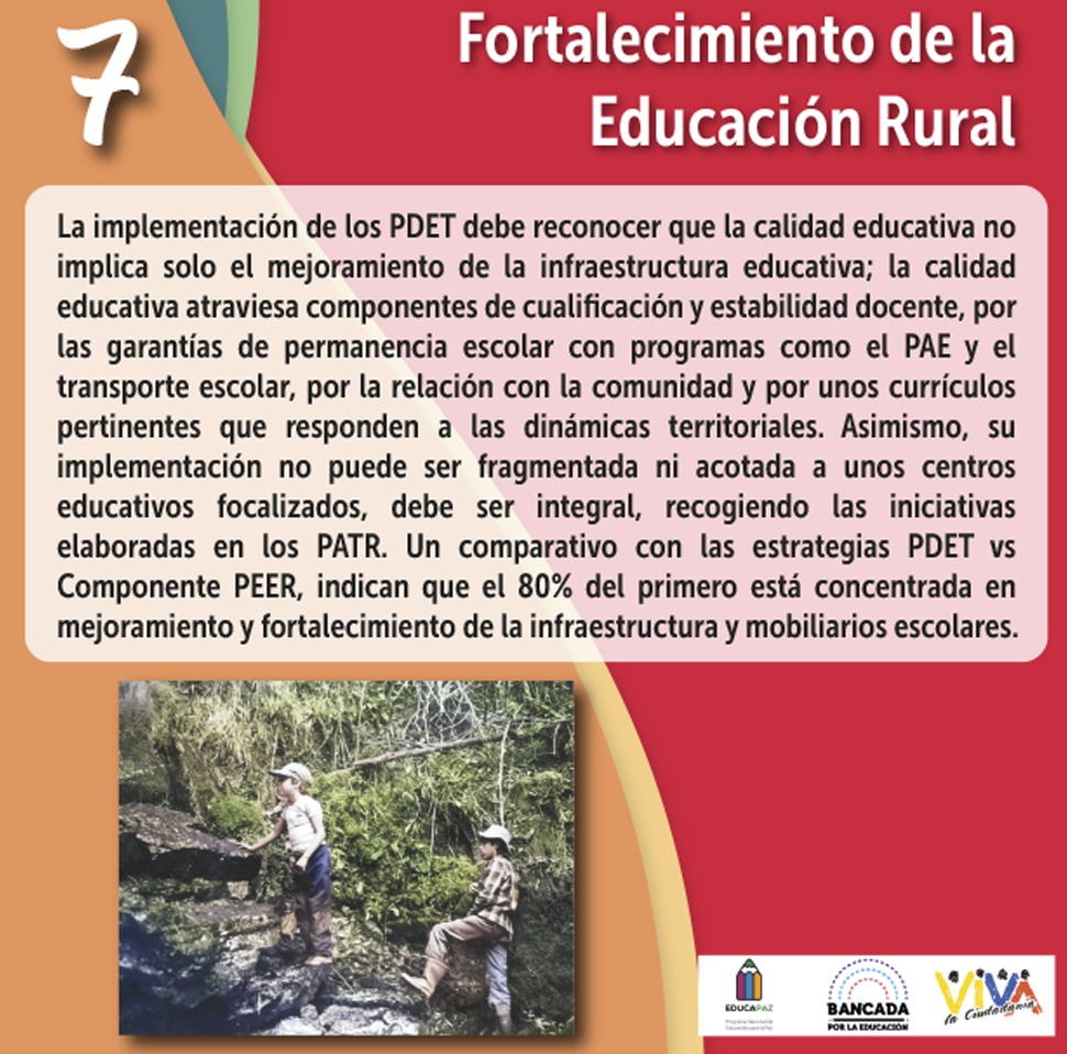EducapazC's tweet photo. En alianza con @vivaciudadania y #BancadaPorLaEducación @EducapazC conmemora 5 años de la firma del Acuerdo de paz con 12 acciones para fortalecer la educación rural. Aquí 4 de ellos @RuralCongreso https://t.co/0YQsn91Txx