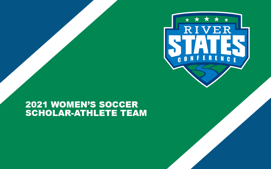 RiverStatesConf's tweet photo. 2021 Women's Soccer Scholar-Athlete Team announced with 109 honored
 - https://t.co/ccPnAR3b00 https://t.co/d3g9Pdwxq2
