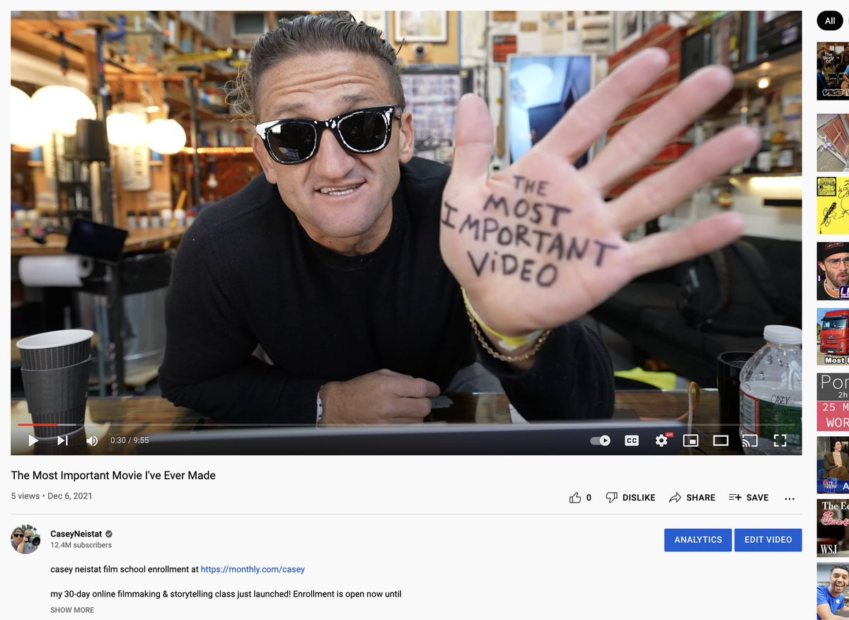 Casey Neistat tweet media