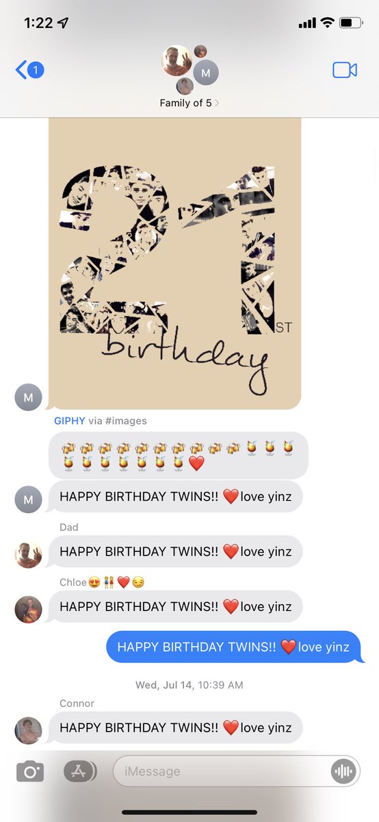 sydrabold20's tweet photo. So my family does this fun thing where only one person in the group message has the energy to respond and the others just copy and paste the same exact message https://t.co/3iCk0LKzuP