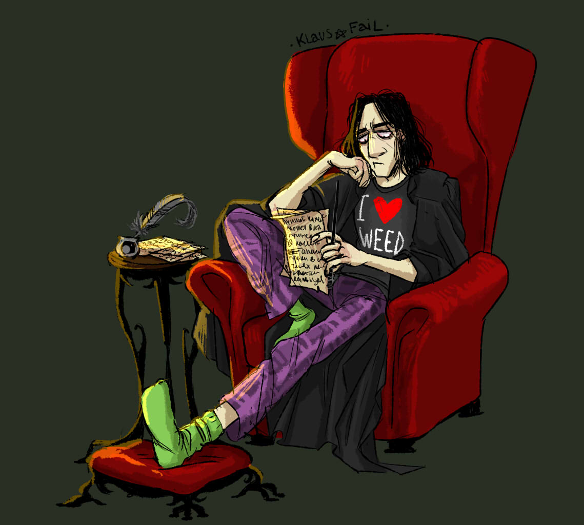 FeckGryffinpuff's tweet photo. He's resting
#KlausFail_oldstuff #HarryPotter #severussnape https://t.co/0aDxopXhba